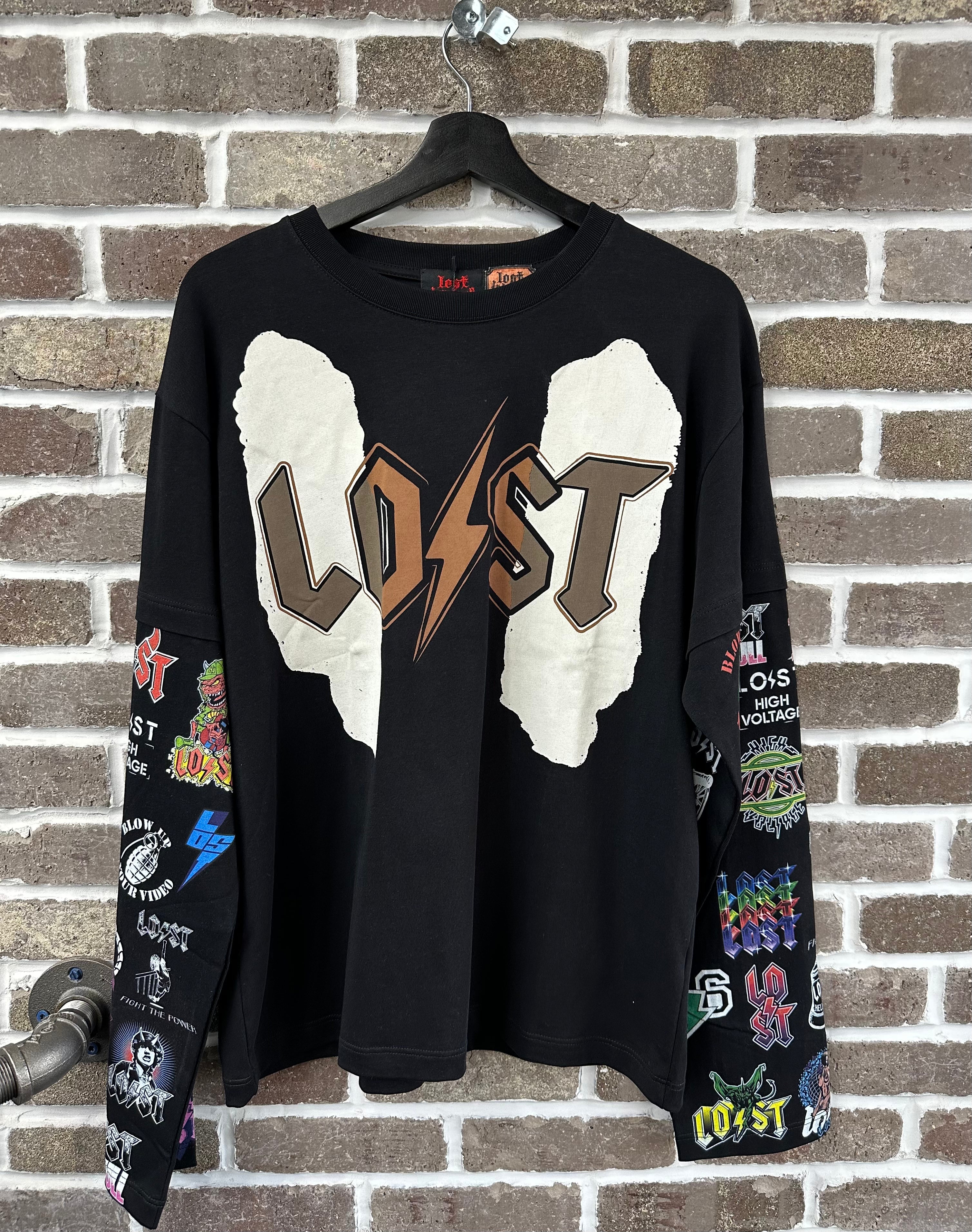 Lost Intricacy Multi Logo Longsleeve