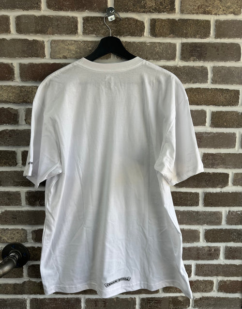 Chrome Hearts Pocket Tee Collar Logo White