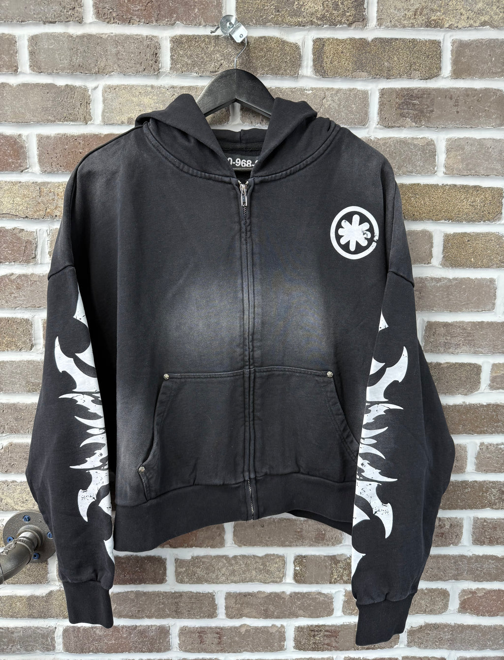 Lost Shdws ComplexCon Zip Up Hoodie Black