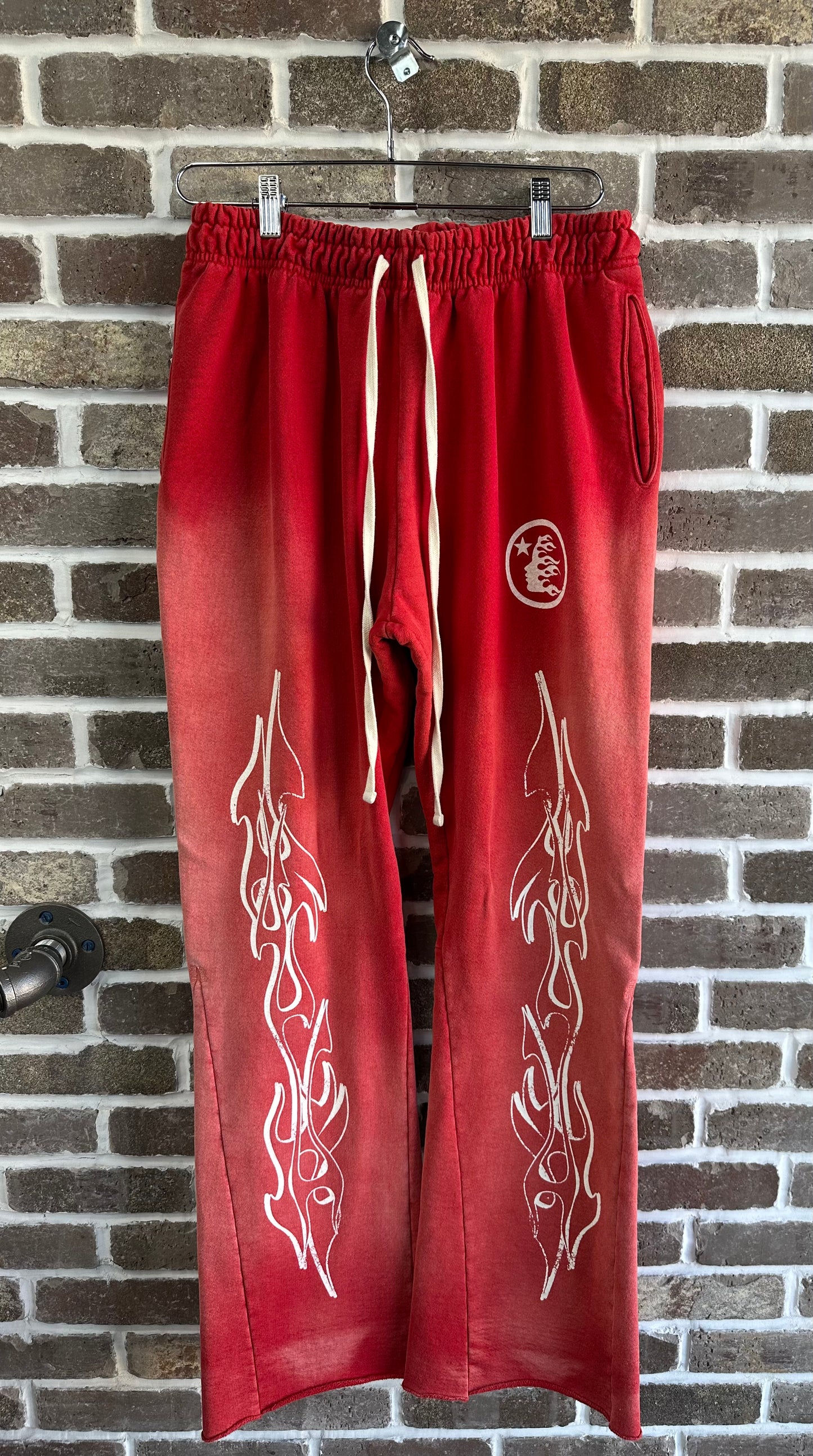 Hellstar Studios Red Flame Sweatpants