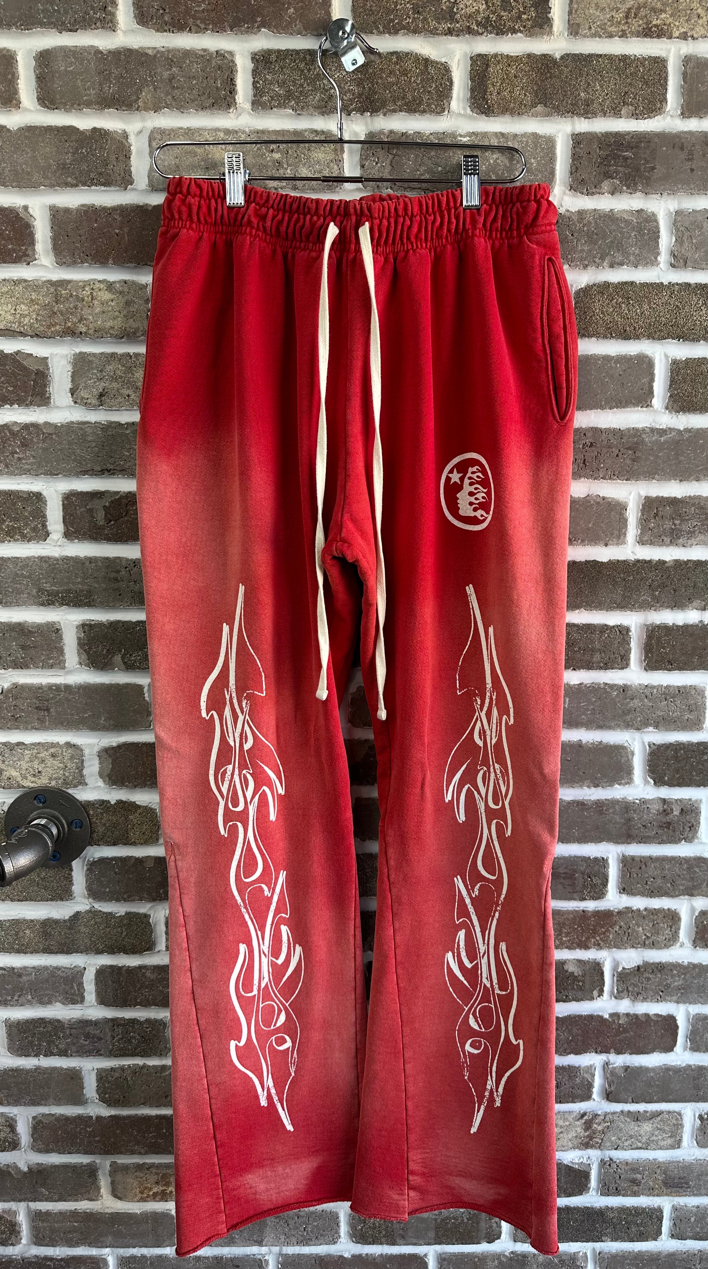 Hellstar Studios Red Flame Sweatpants