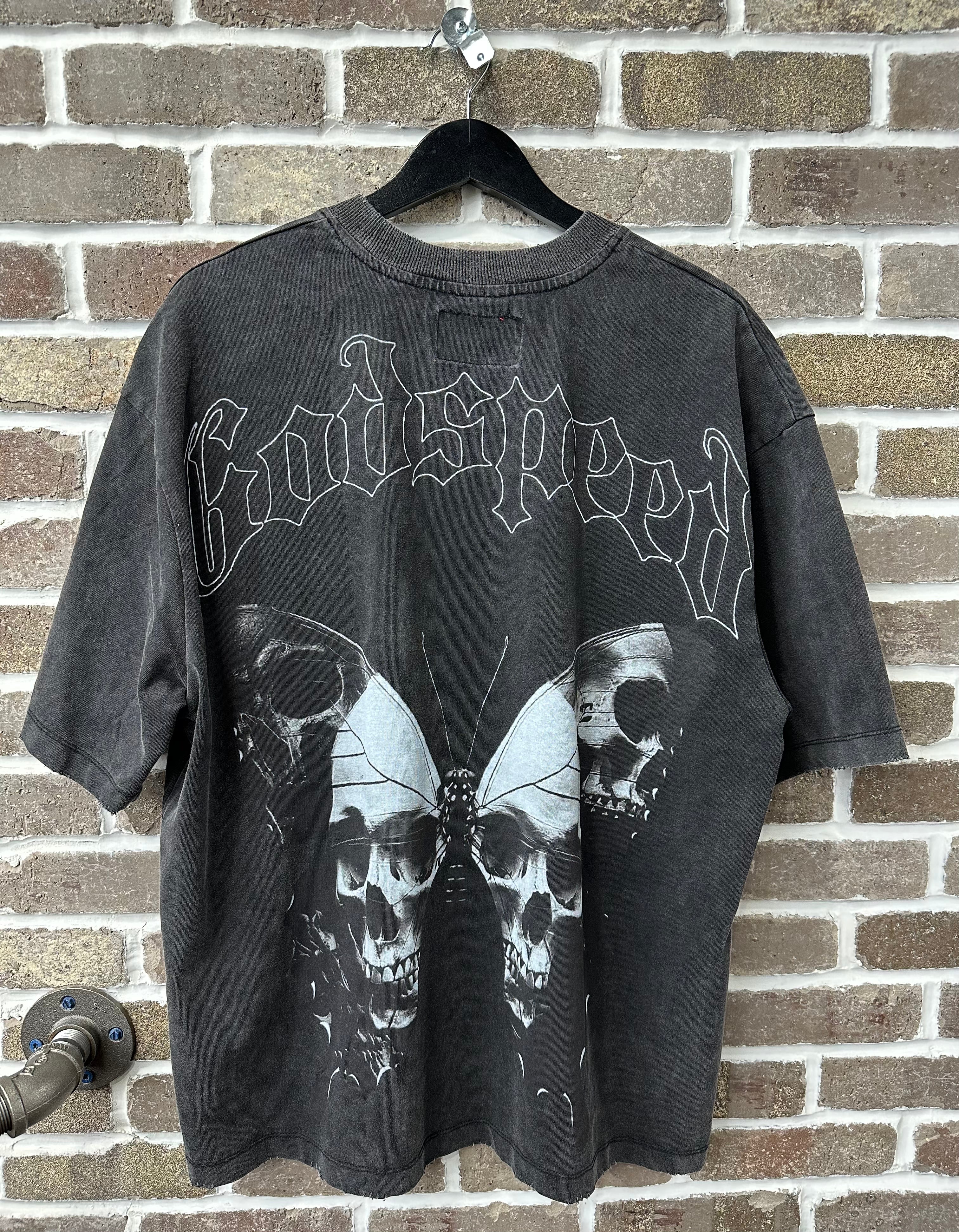 Godspeed Butterfly Effect Tee Black Wash