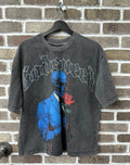 Godspeed Smell The Roses Grey Wash Tee