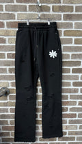 Lost Shdws Distressed Sweatpants Black