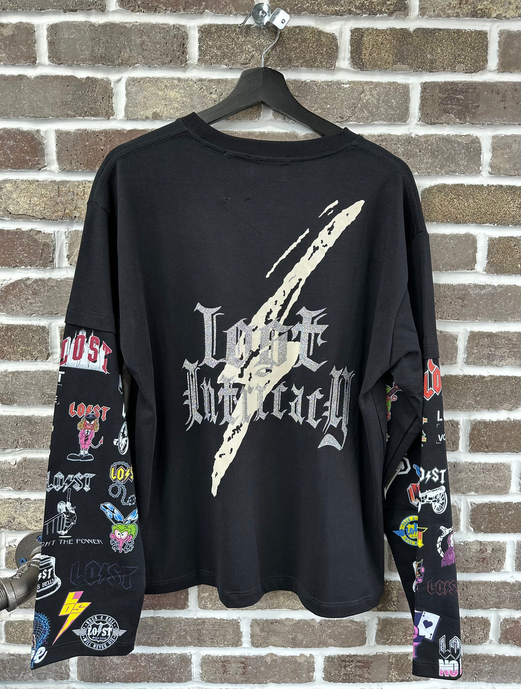 Lost Intricacy Multi Logo Longsleeve