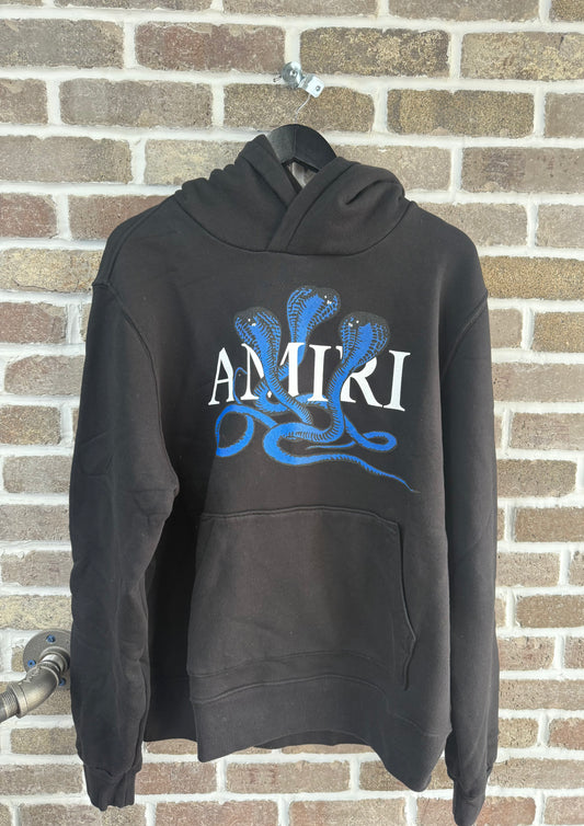 Amiri Poison Cobra Black/Blue Hoodie