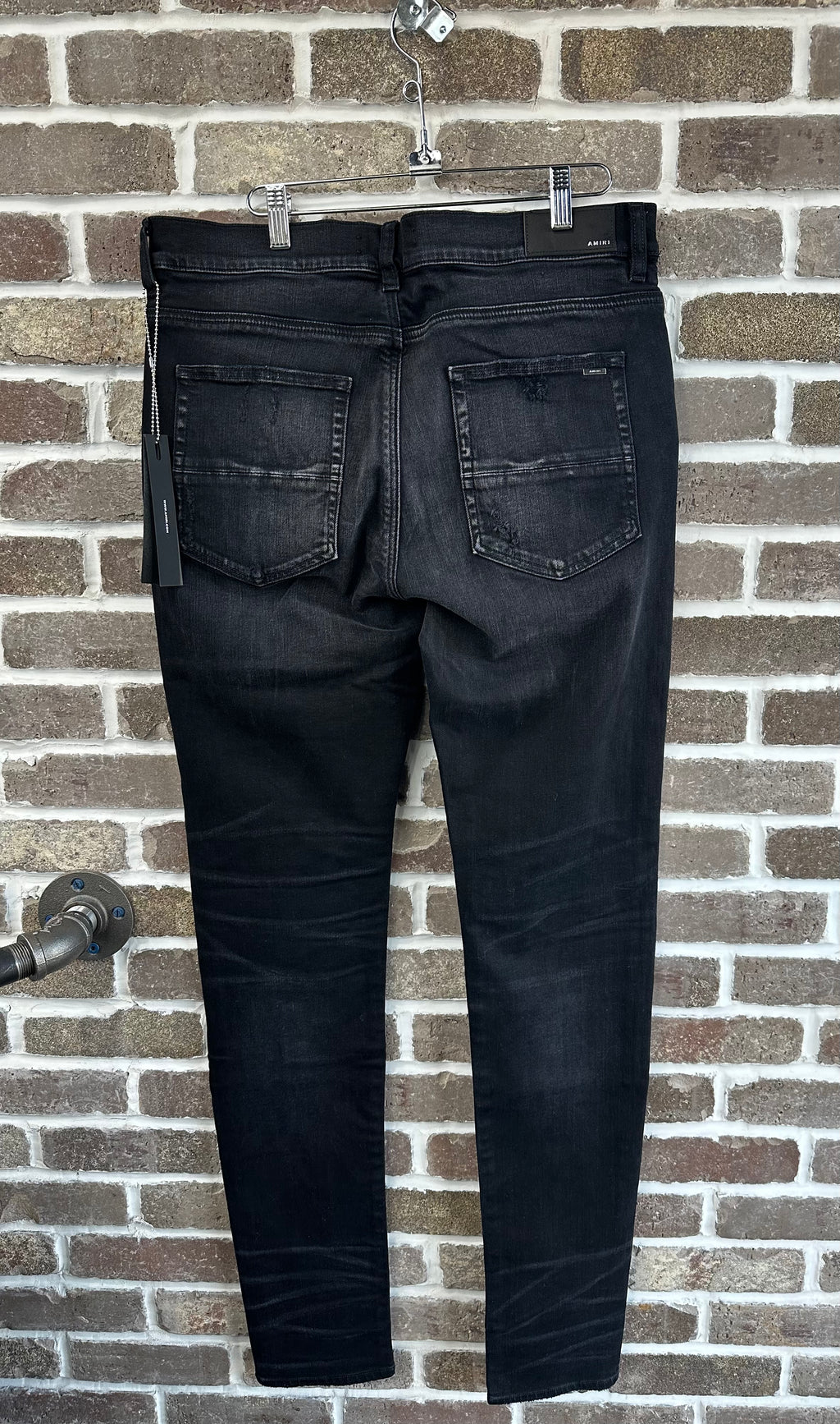 Amiri MX1 Brown Paisley Patches Jeans