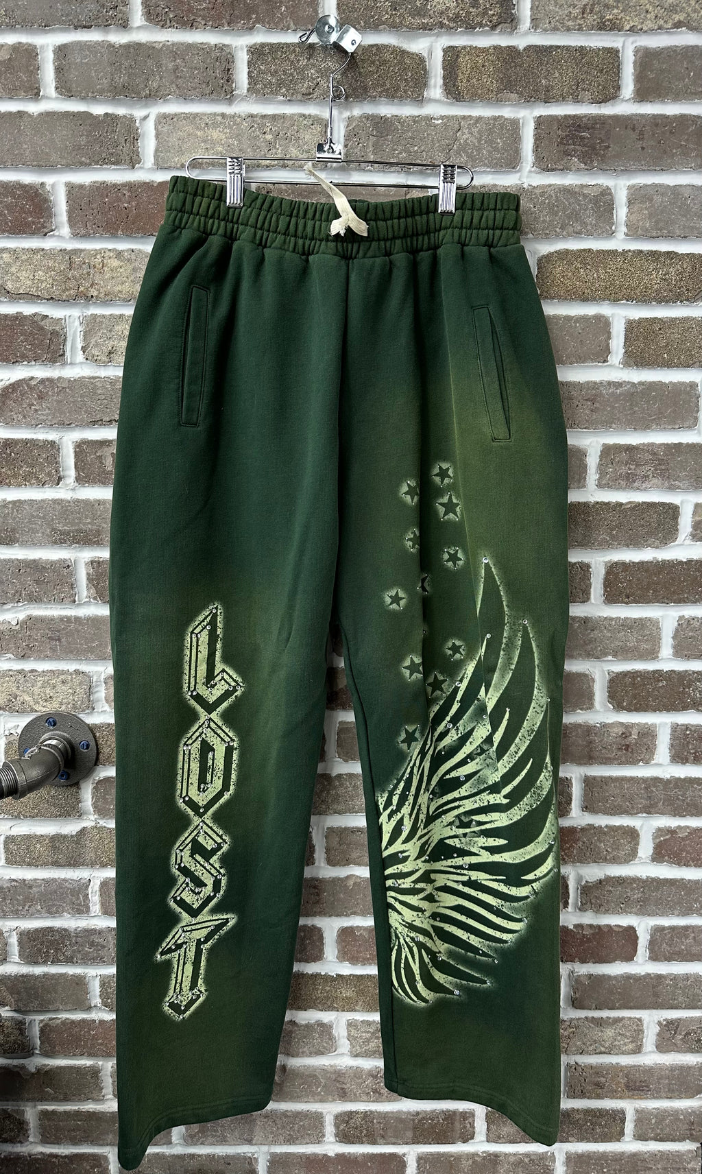 Lost Intricacy Emerald Sweatpants