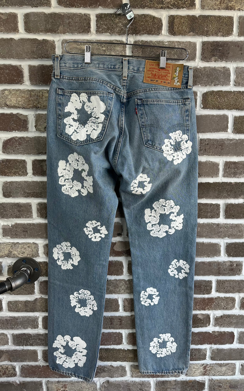 Denim Tears x Levi's Cotton Wreath Jeans Light Wash