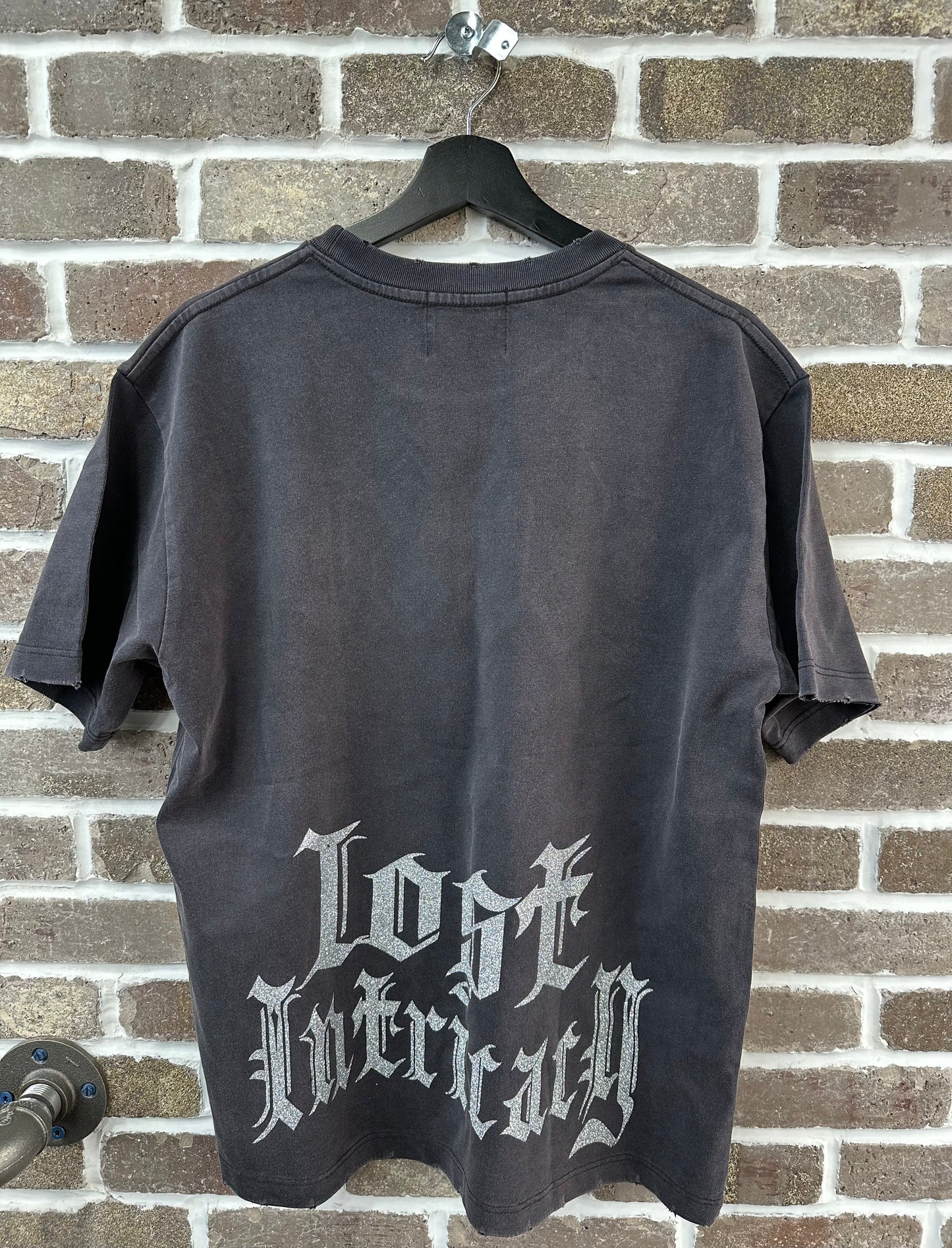 Lost Intricacy Black Rhinestone Tee