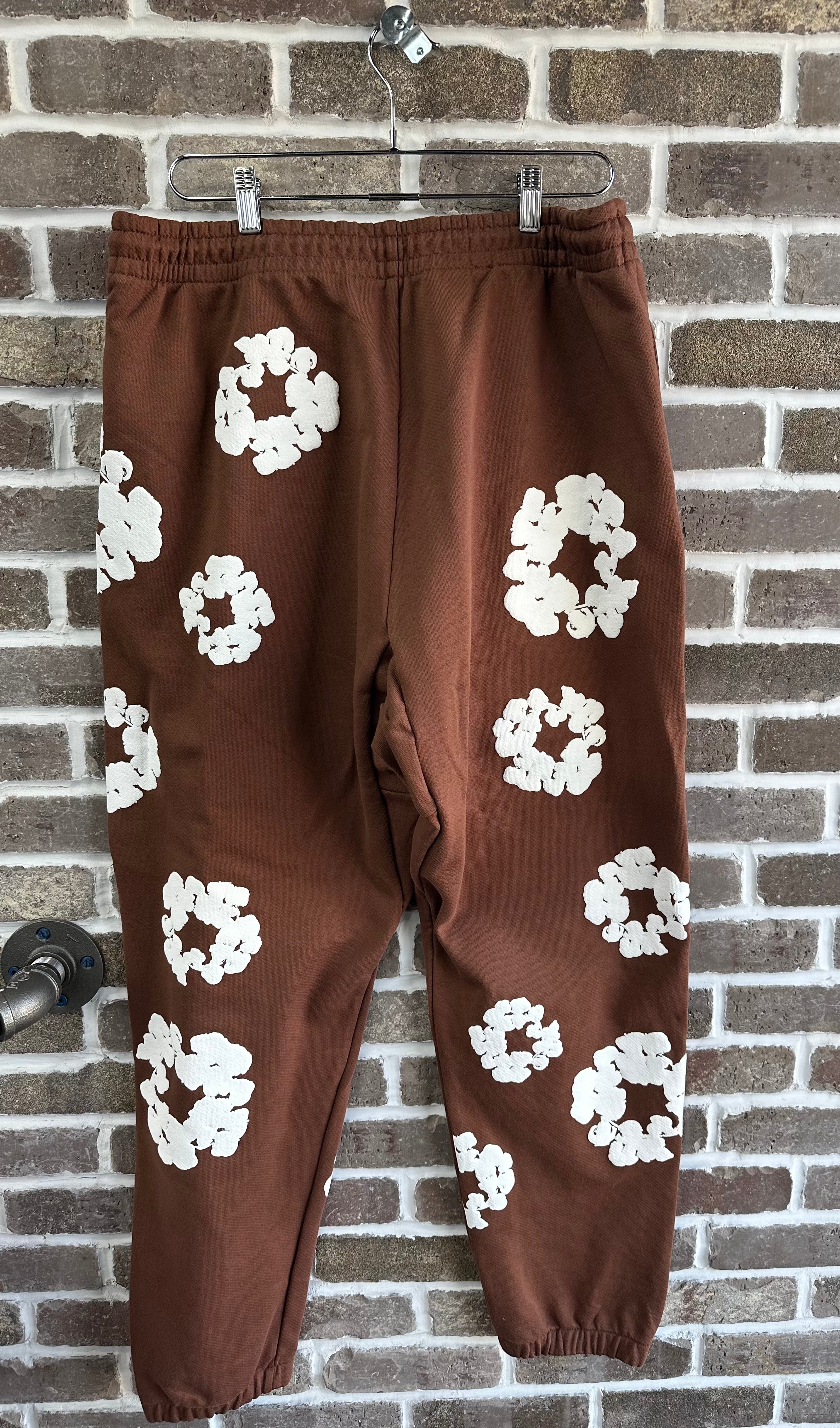 Denim Tears The Cotton Wreath Sweatpants Brown