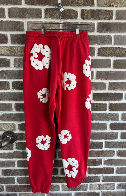 Denim Tears The Cotton Wreath Sweatpants Red