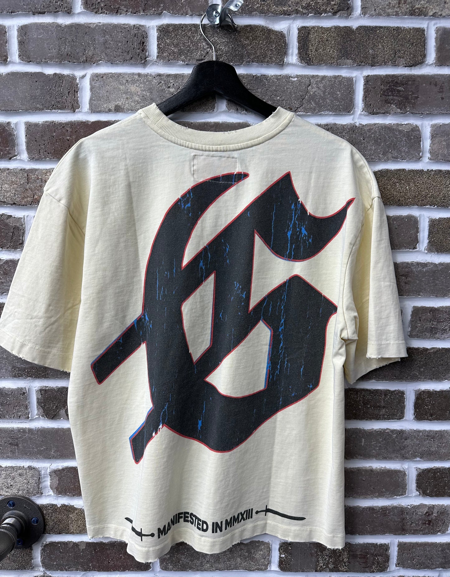 Godspeed Smell The Roses Cream Wash Tee