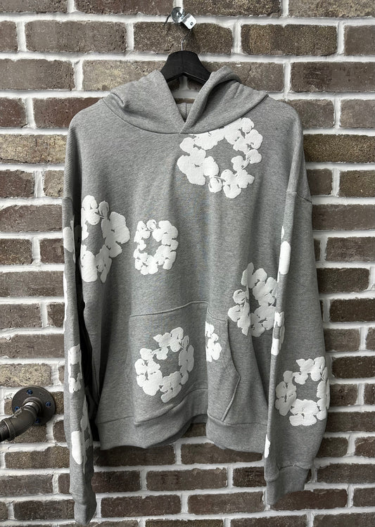 Denim Tears The Cotton Wreath Grey Sweatshirt