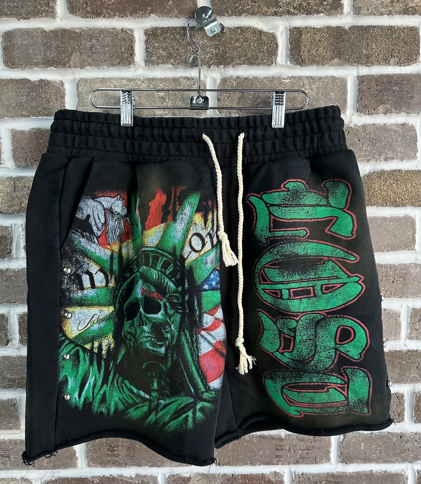 Lost Intricacy Liberty Shorts Black/Green