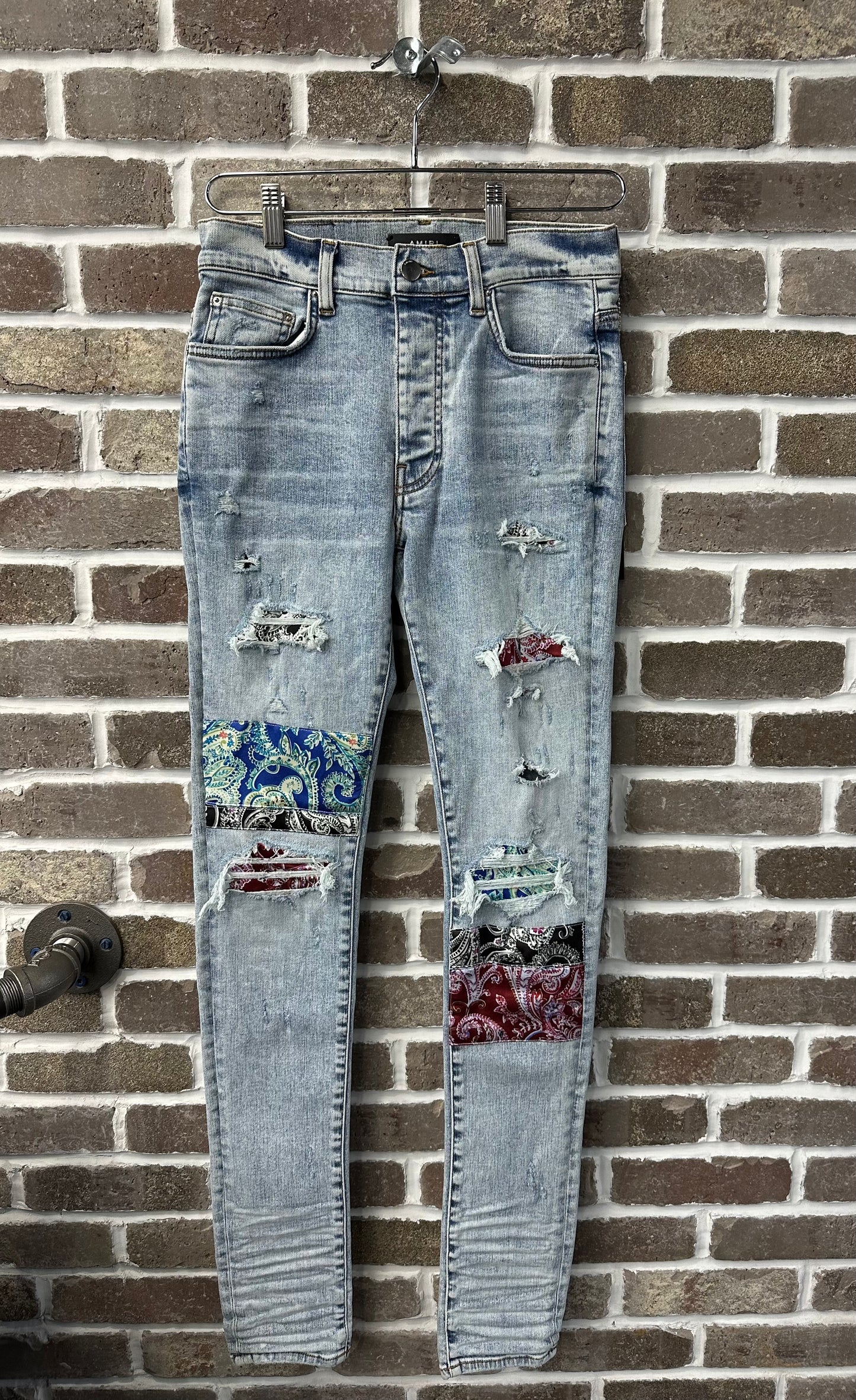 Amiri MX1 Multi Patches Jeans