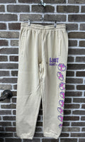 Lost Intricacy Creme/Pink Sweatpants
