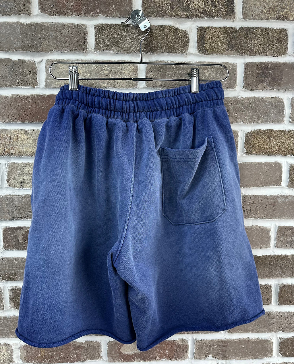 Vertabrae Double Emblem Shorts Blue
