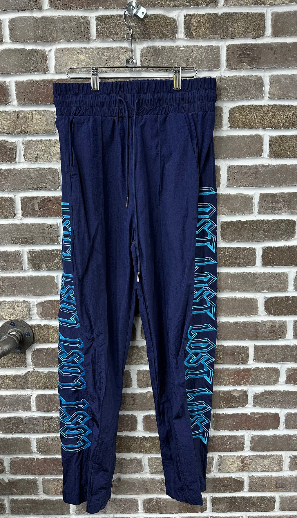 Lost Intricacy Navy Trackpants