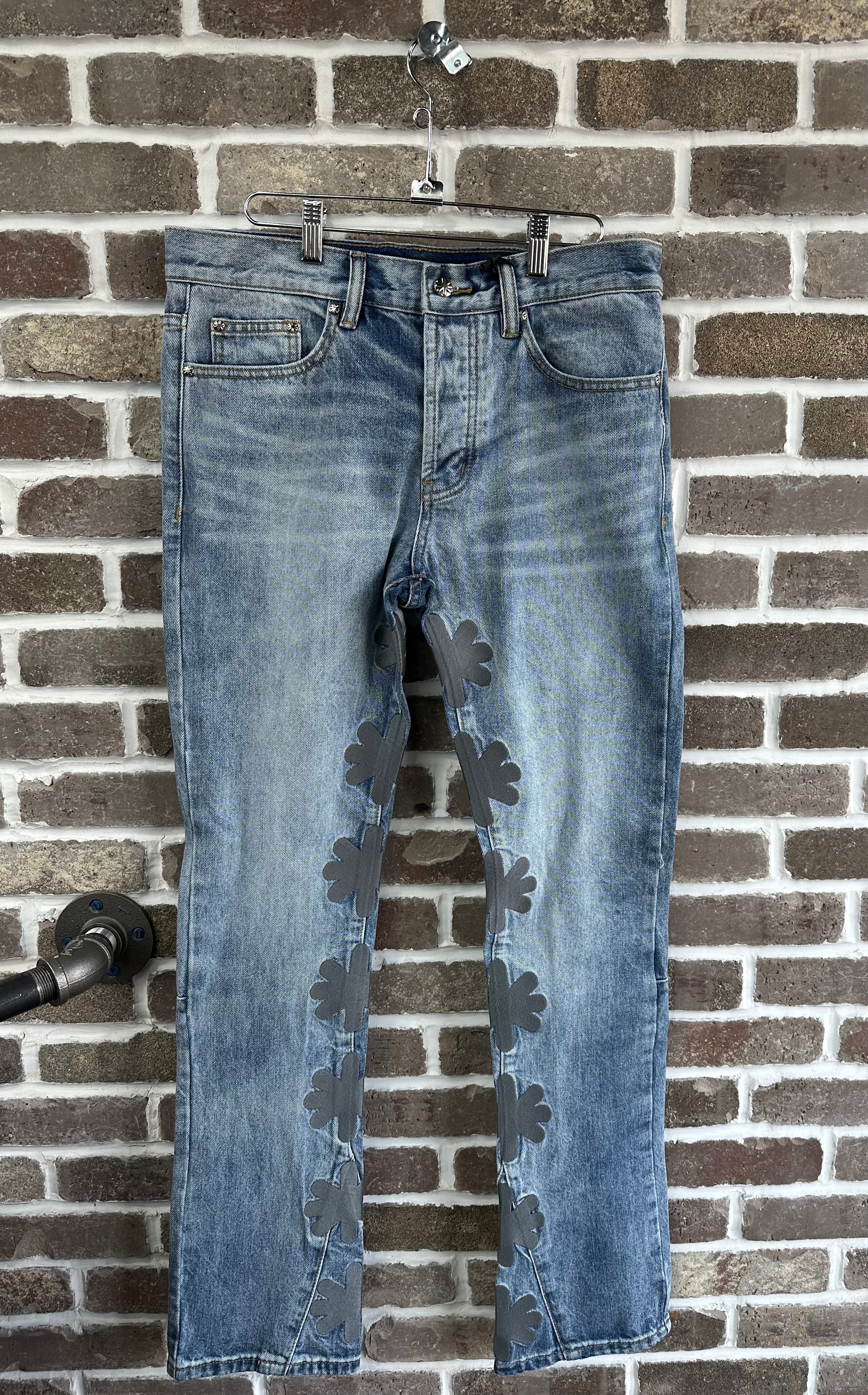 Lost Shdws Blue/Grey Denim Jeans