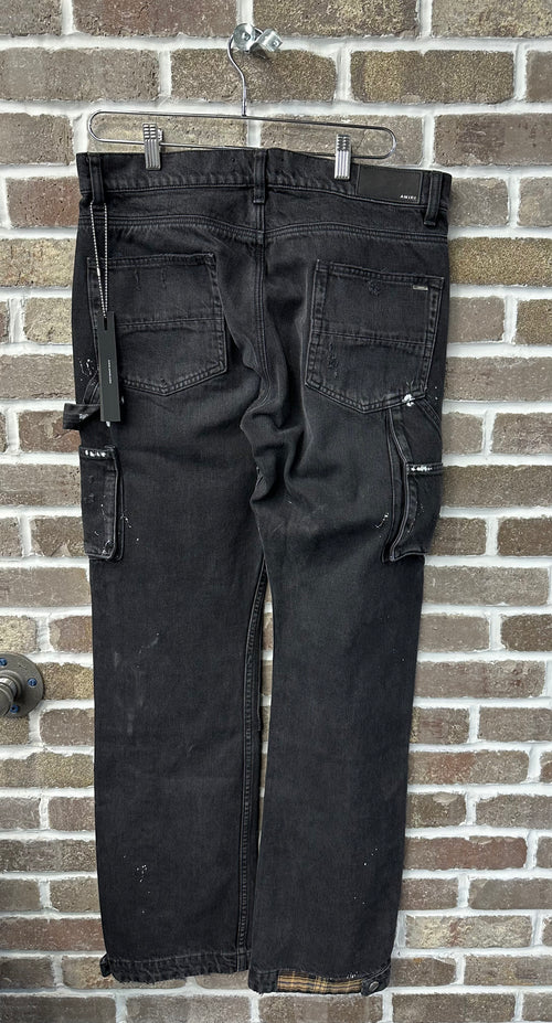 Amiri Plaid Carpenter Jeans