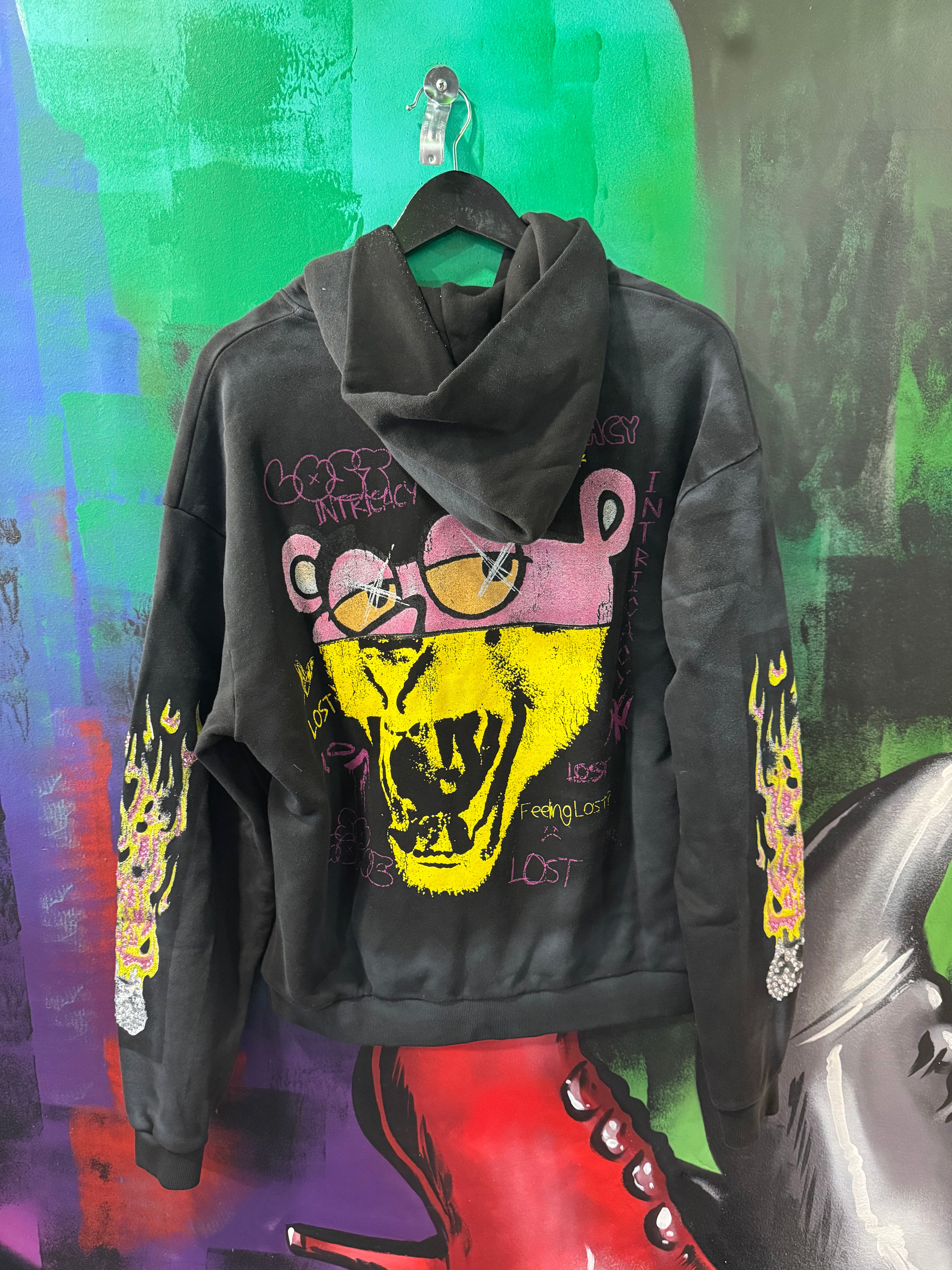 Lost Intricacy Half Man Half Amazing Black Zip Up Hoodie