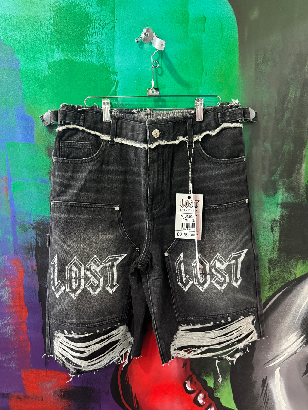 Lost Intricacy Shadow Carpenter Jean Shorts