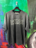 Satoshi Nakamoto "Shadow Logo" Black Wash Tee