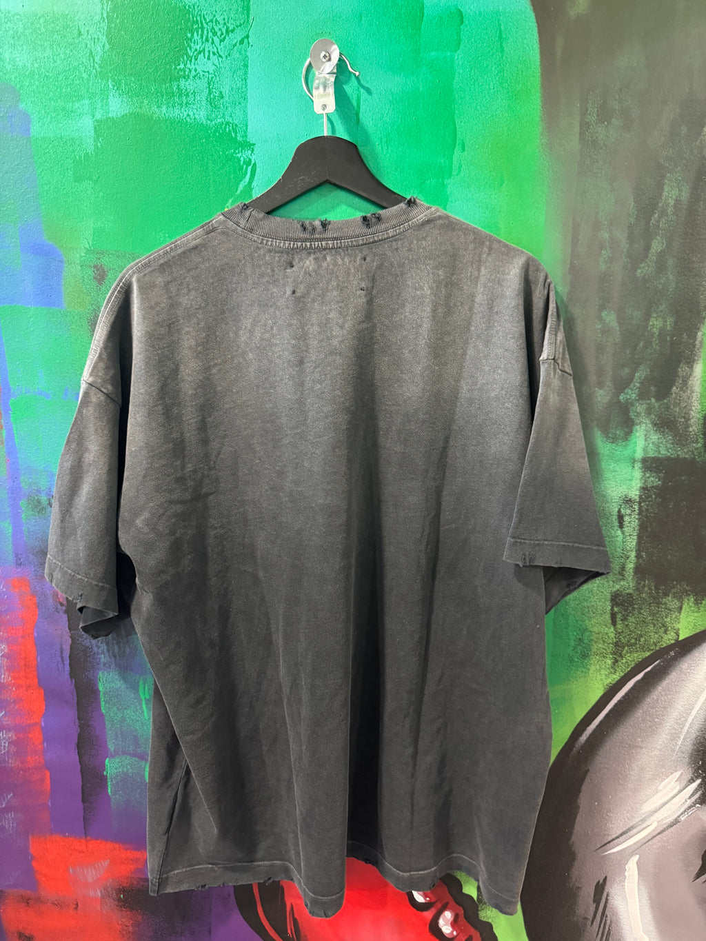 Satoshi Nakamoto "Shadow Logo" Black Wash Tee