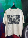 Satoshi Nakamoto "Explicit Codex" White & Black Tee