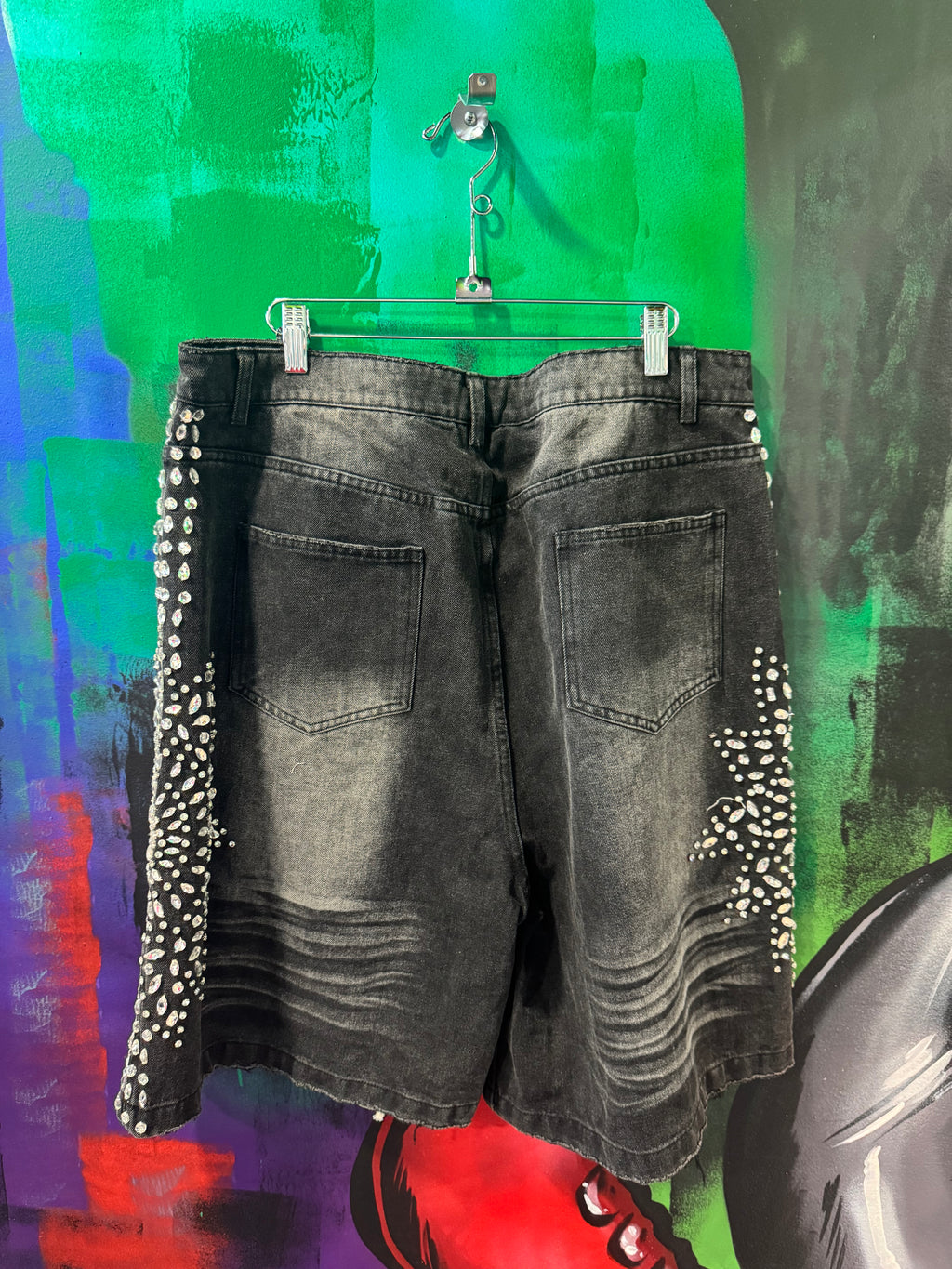 Vale Forever Siren Black Wash Shorts
