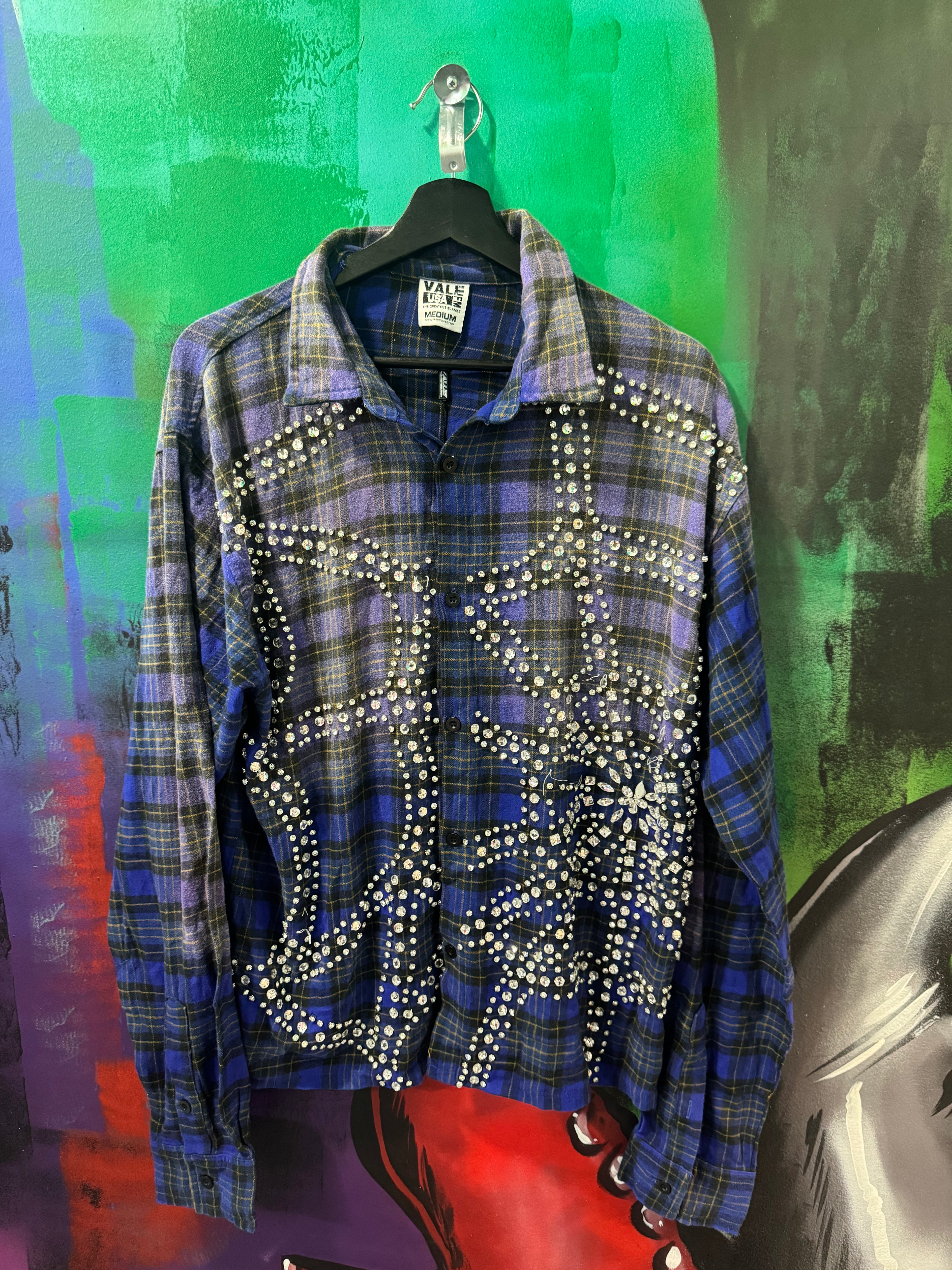 Vale Forever Blue Inferno Flannel Shirt