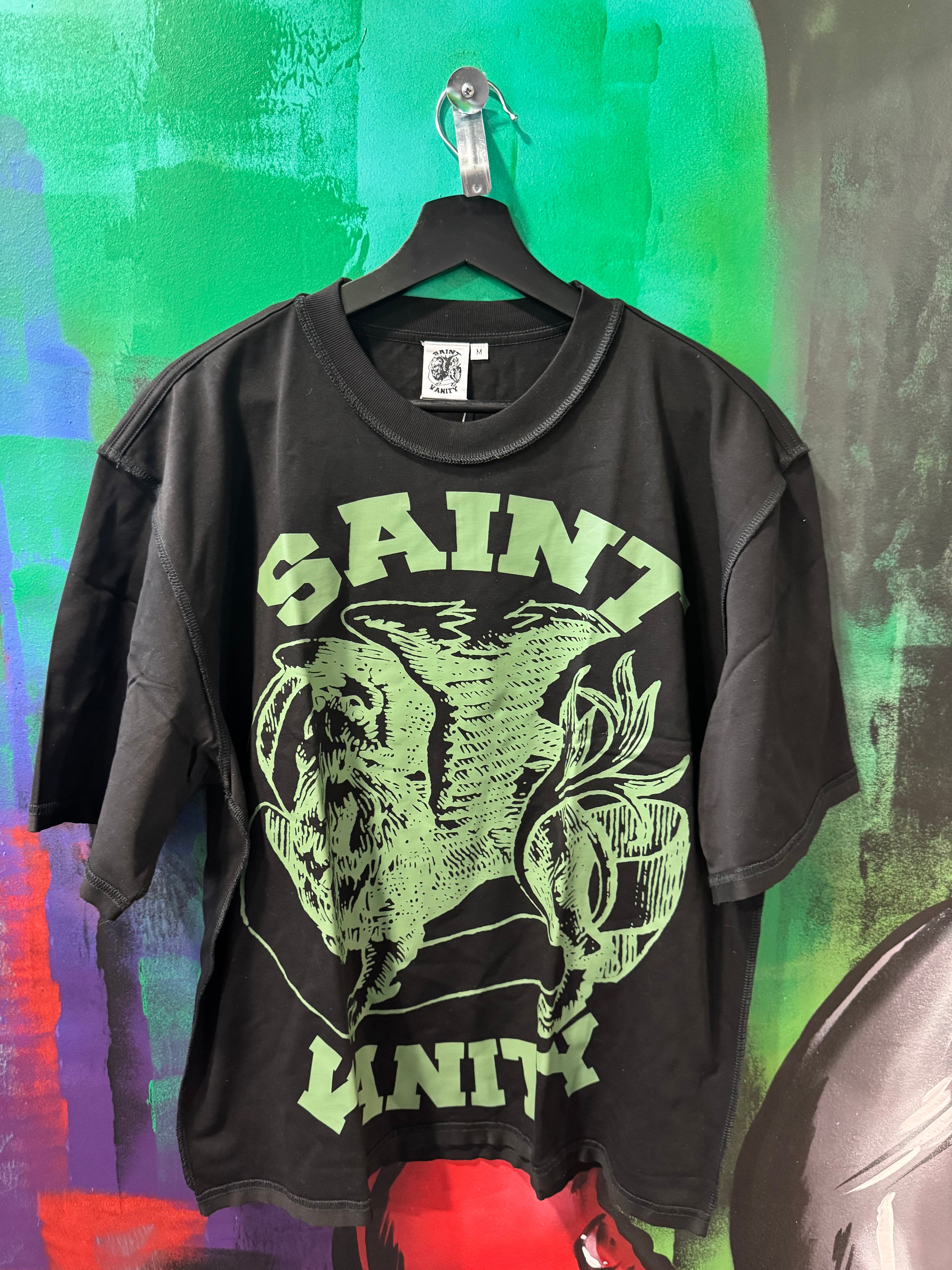 Saint Vanity Black/Green Griffin Tee