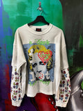Lost Intricacy Retro Riot White Longsleeve