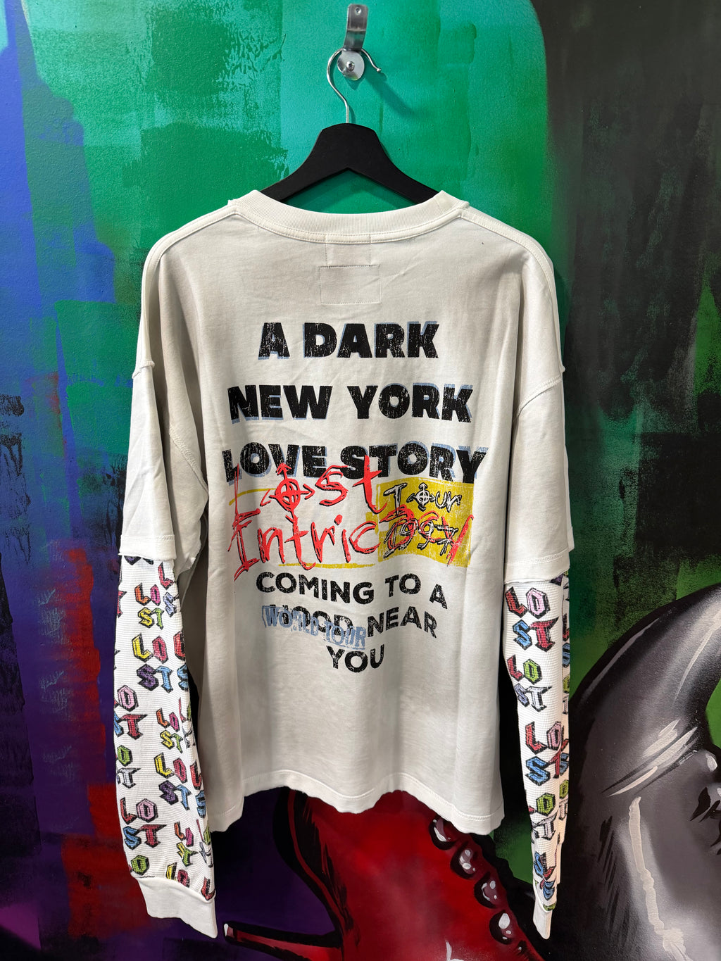 Lost Intricacy Retro Riot White Longsleeve