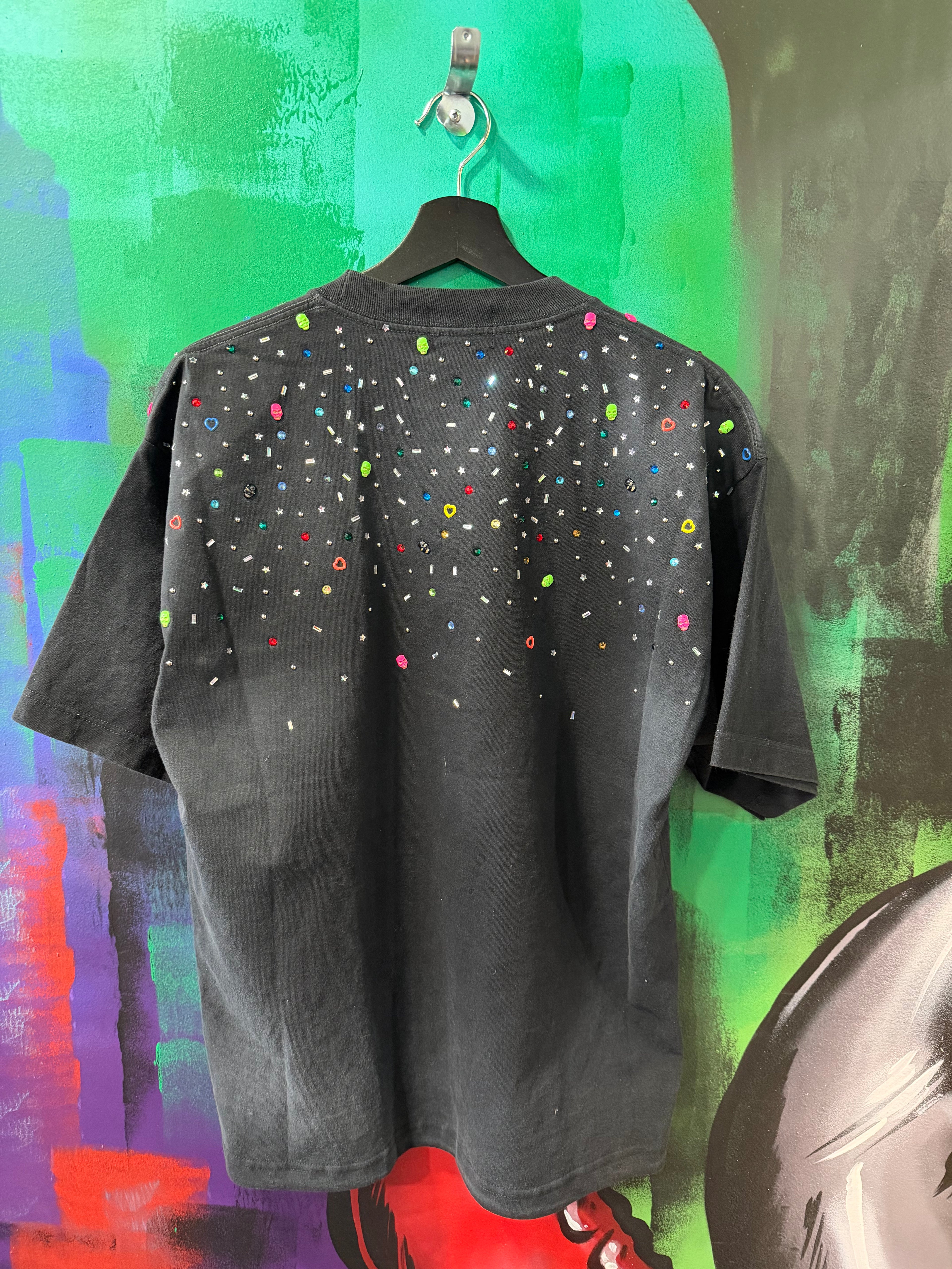 Lost Intricacy Sparkle Stone Black Tee