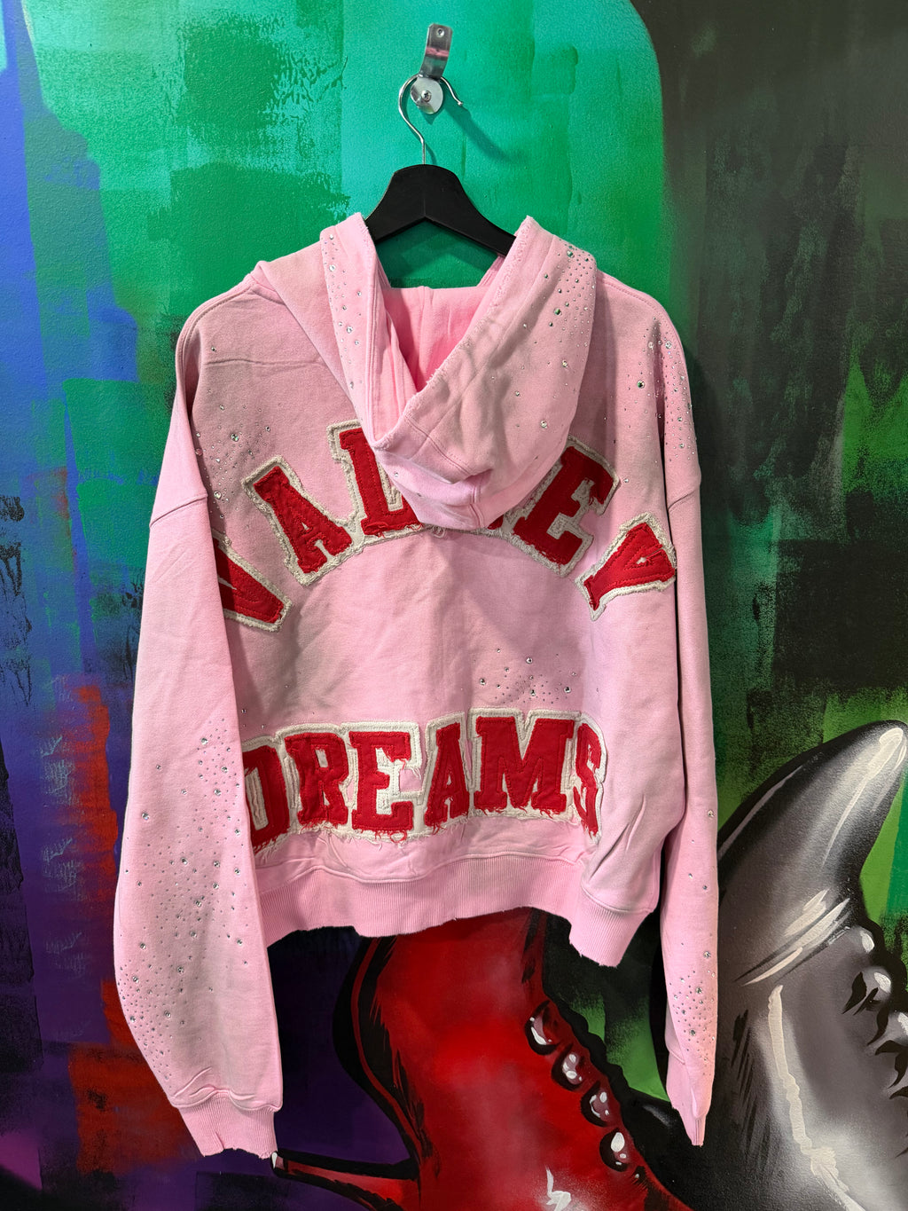 Vale Forever Venus Clustered Pink Zip Up Hoodie