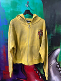Vale Forever Venus Clustered Yellow Zip Up Hoodie