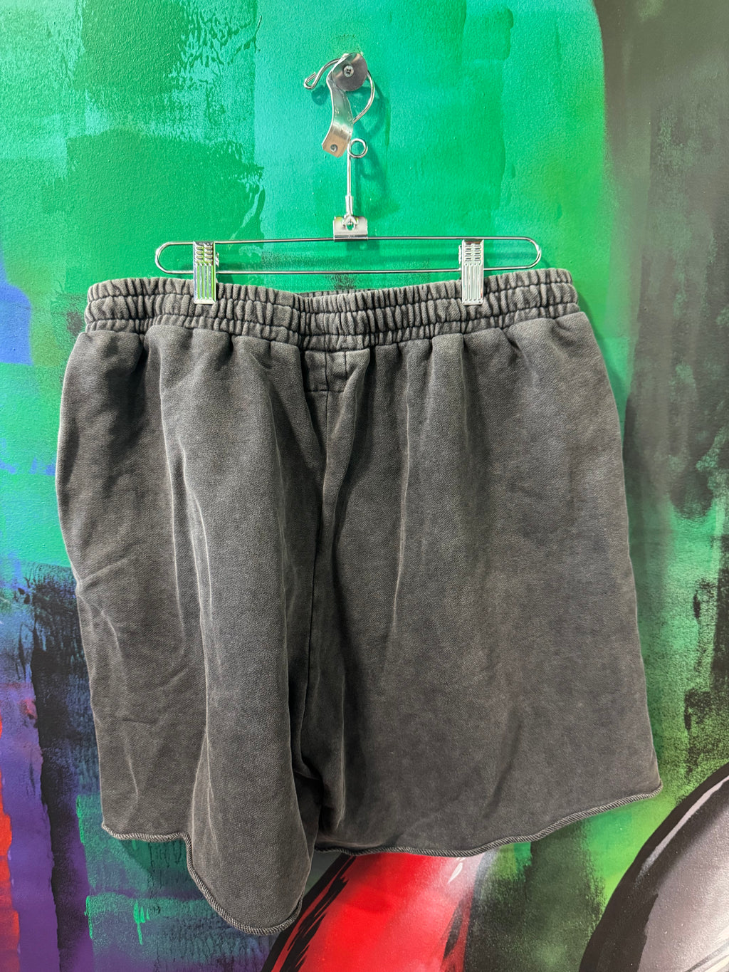 Saint Vanity Terry Cloth Black Studded Shorts