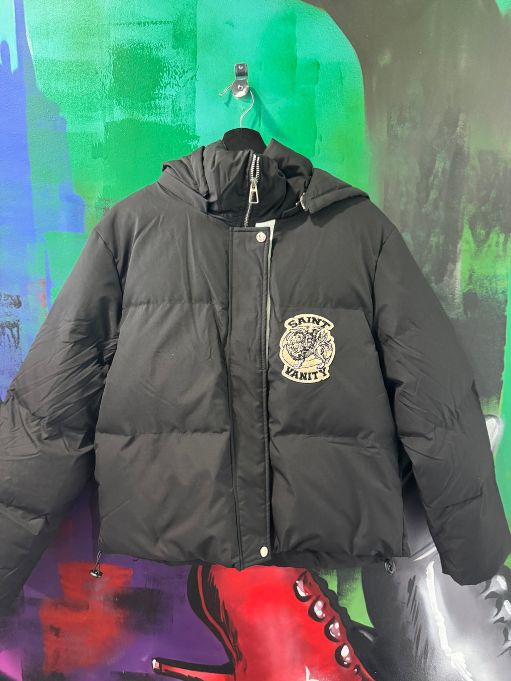 Saint Vanity Black Puffer Jacket