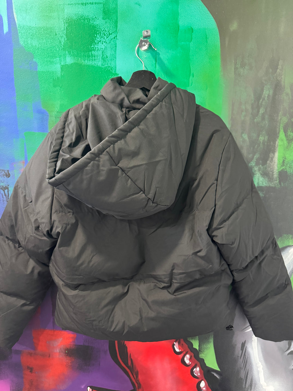 Saint Vanity Black Puffer Jacket