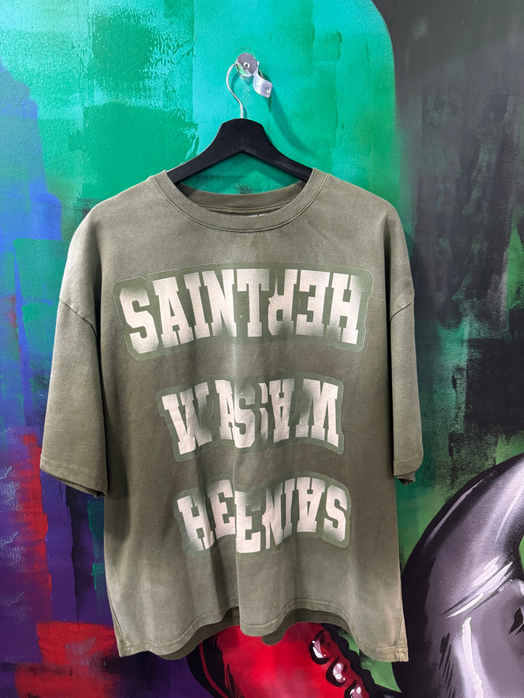 Saint Vanity "Saint Was Here" Green Tee