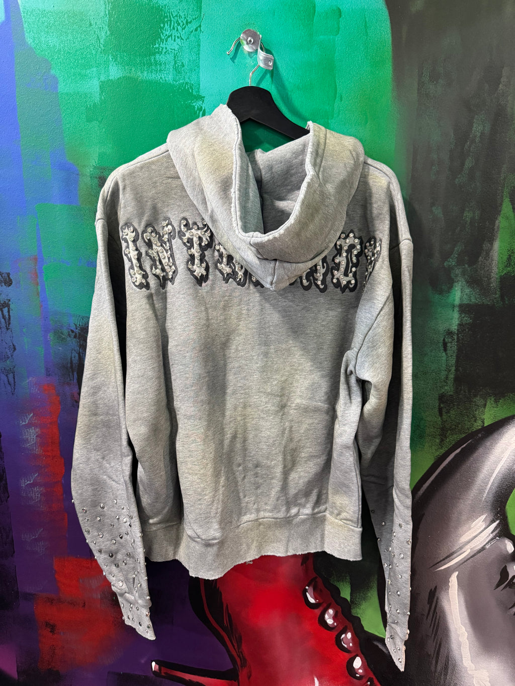 Lost Intricacy Patch 2.0 Grey Zip Up Hoodie