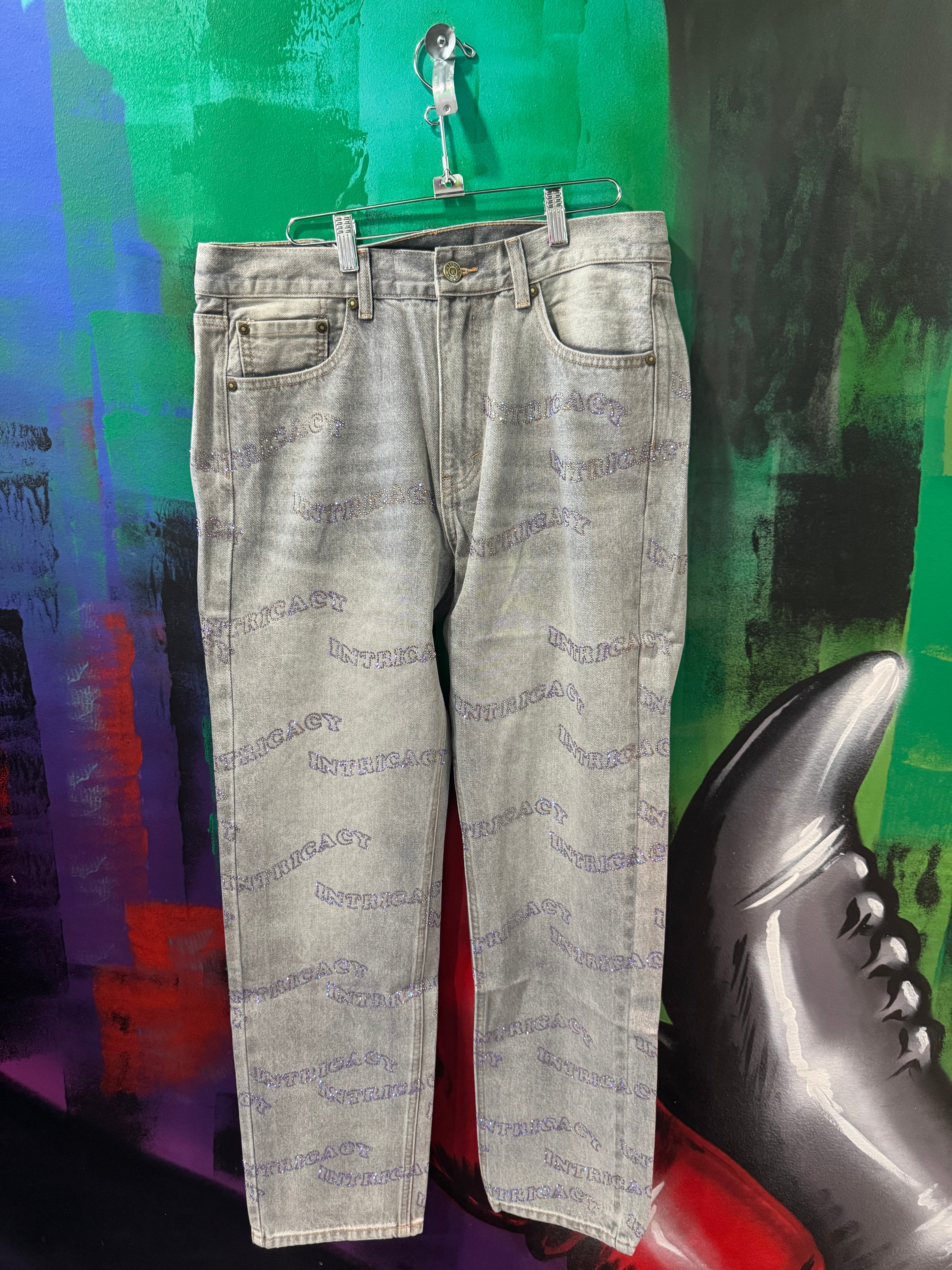 Lost Intricacy Grey Denim Jeans