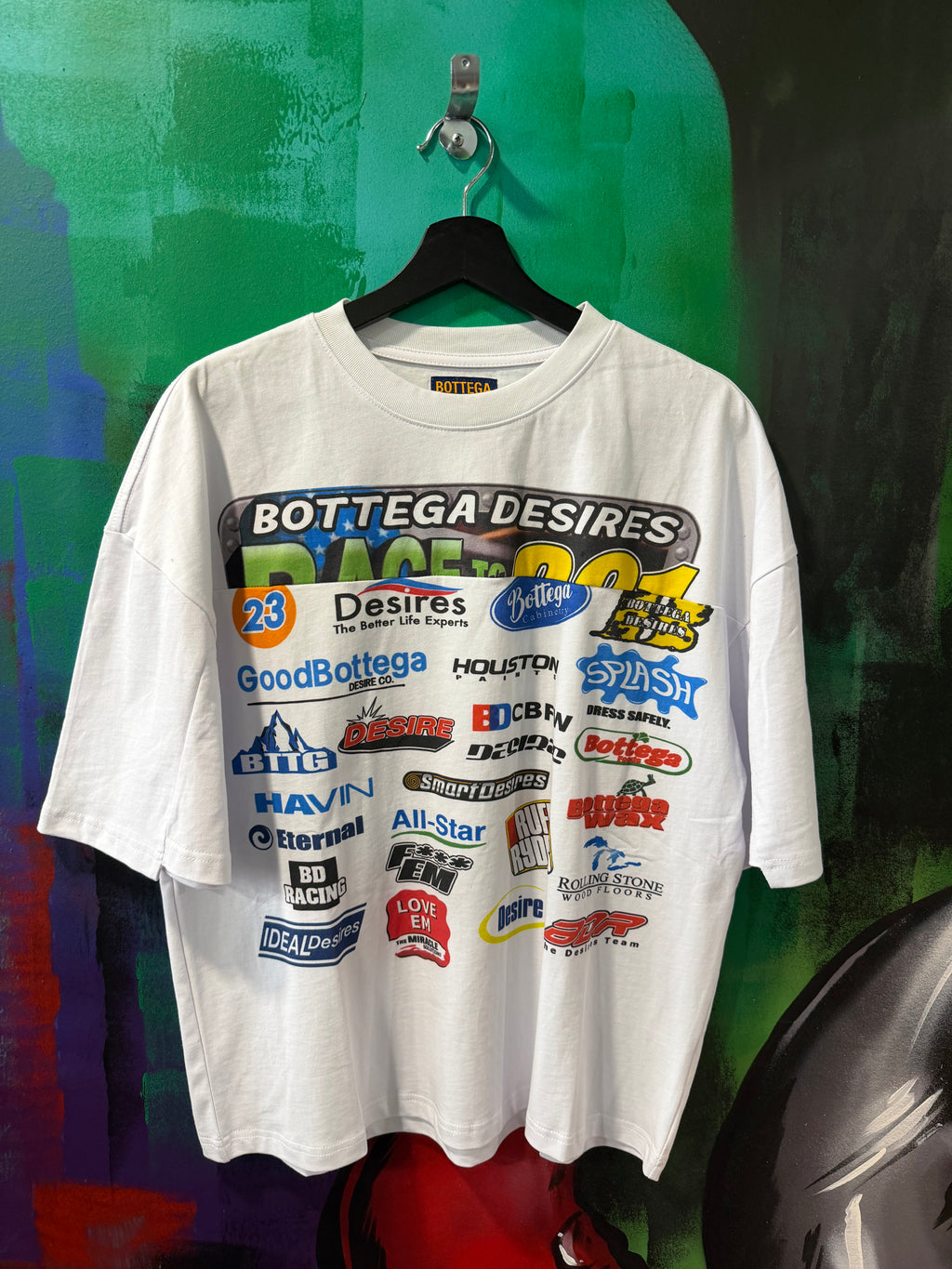 Bottega Desires Race White Tee