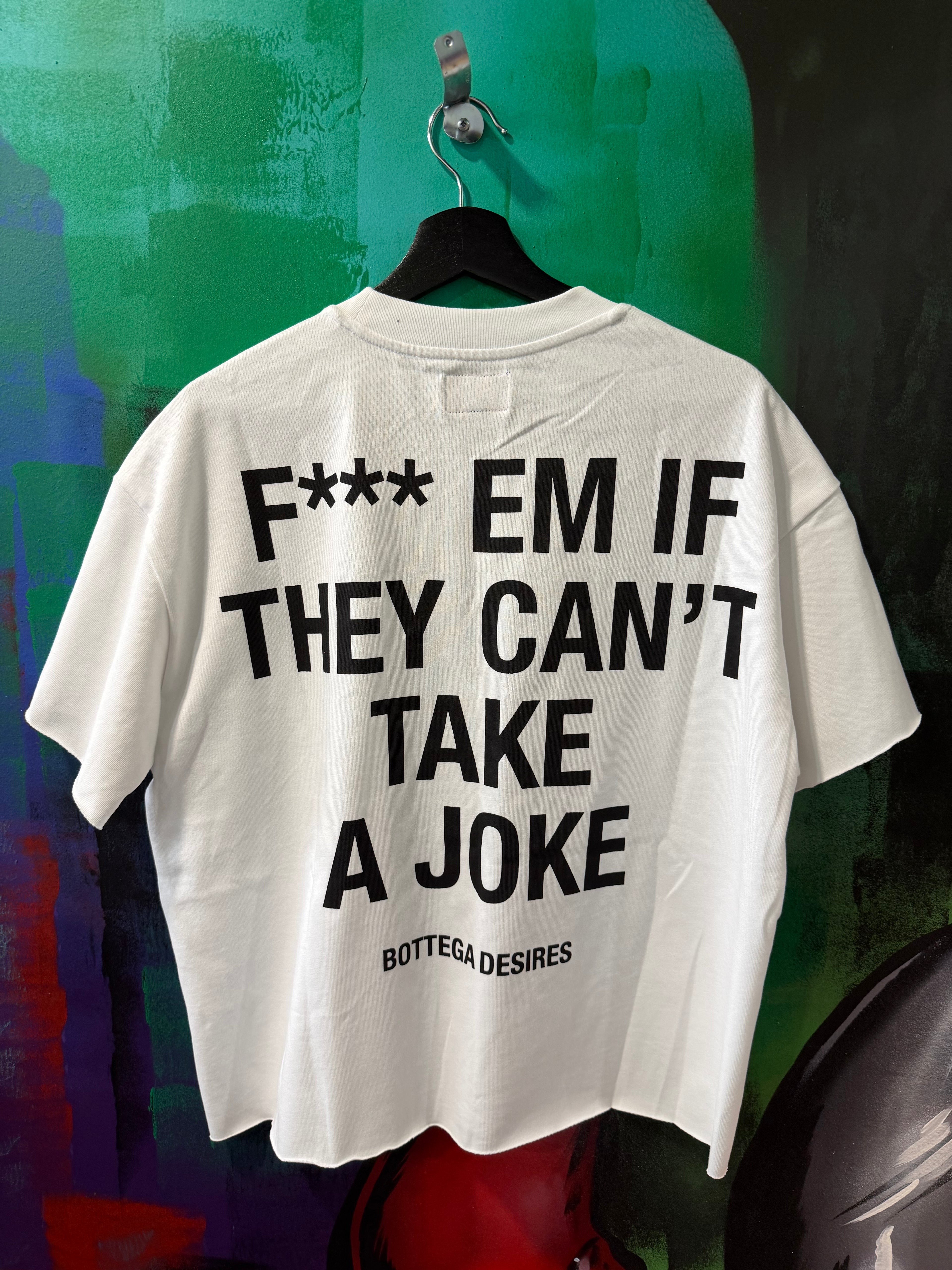 Bottega Desires Fxck Em White Tee