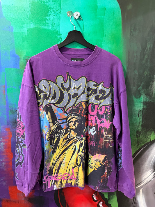 Godspeed Vandal Grape Longsleeve