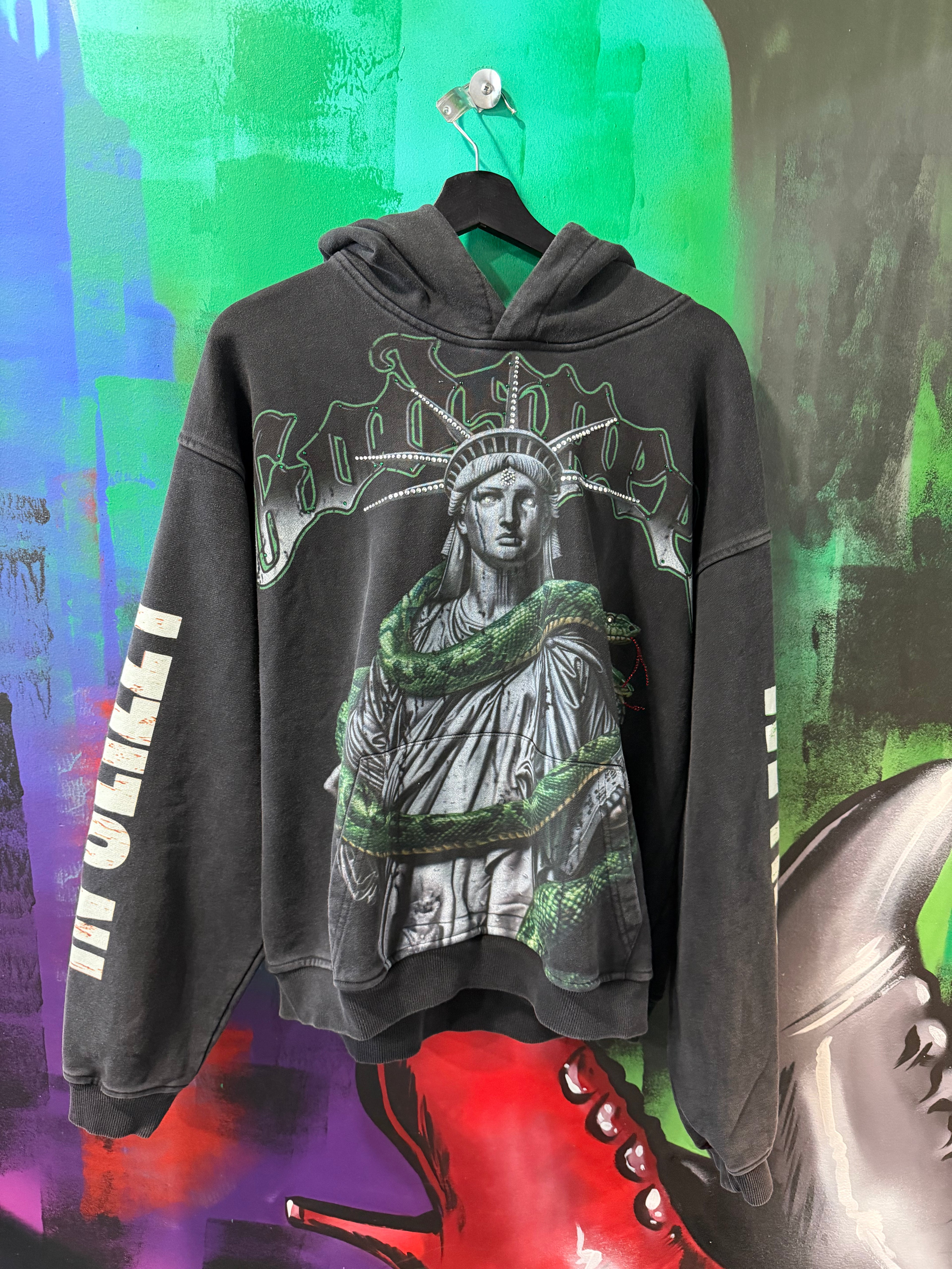 Godspeed Top 5 Slizzy VVS Black Wash Hoodie