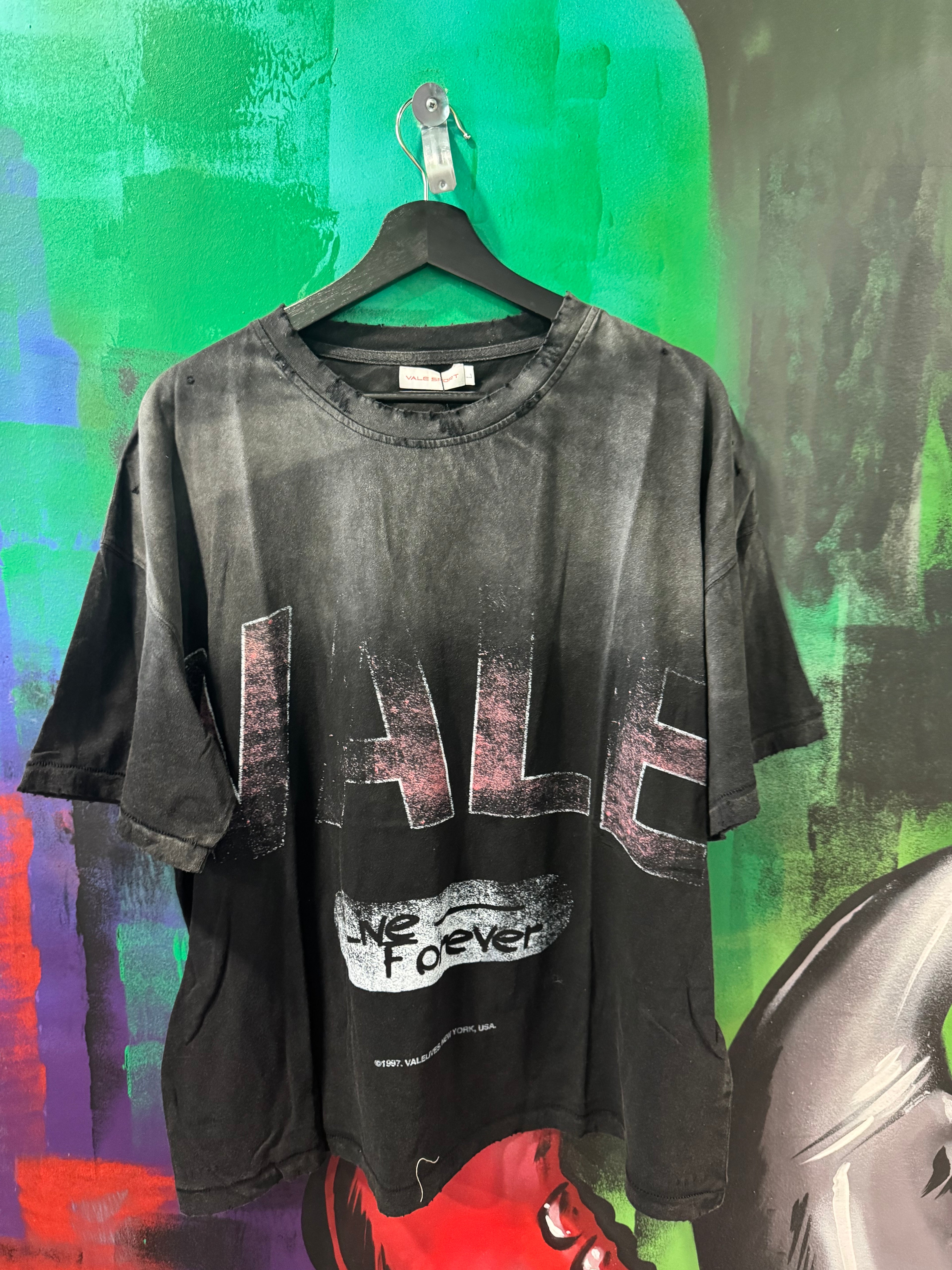 Vale Forever Logo Black Tee
