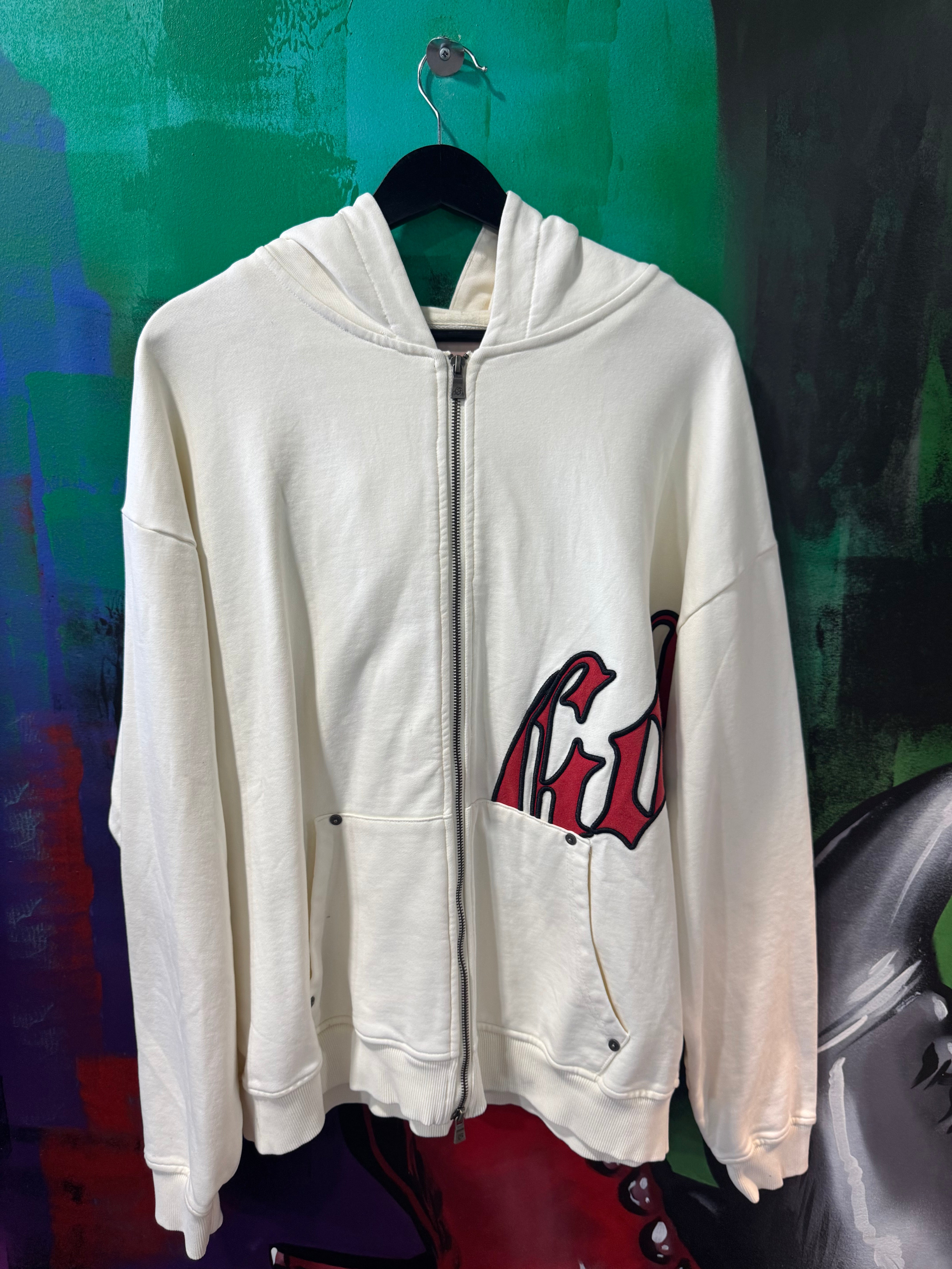 Godspeed OG Logo Cream/Red Hoodie